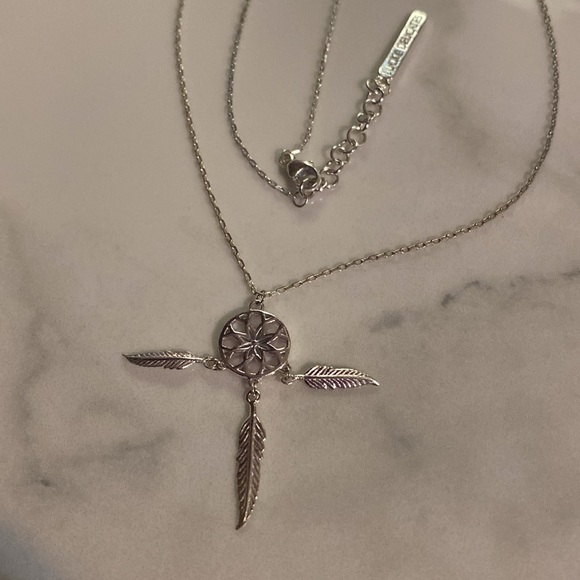 Dreamcatcher sterling silver delicate necklace lucky delicates 925 - Picture 6 of 6